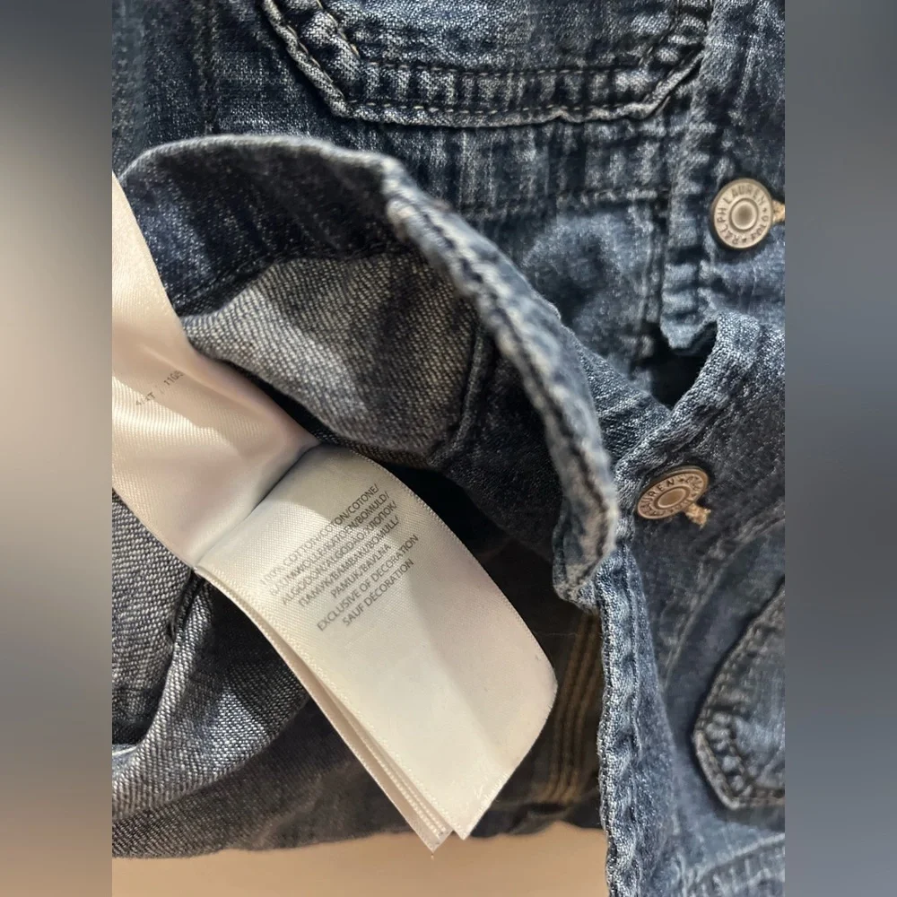 Polo by Ralph Lauren Denim Trucker Jacket Washed Cotton Boys Size 4T - Picture 8 of 8